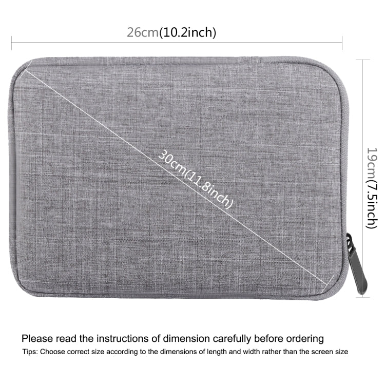 HAWEEL 9.7 inch Sleeve Case Zipper Briefcase Carrying Bag, For iPad 9.7 inch / iPad Pro 9.7 inch, Galaxy, Lenovo, Sony, Xiaomi, Huawei 9.7 inch Tablets(Grey) by HAWEEL
