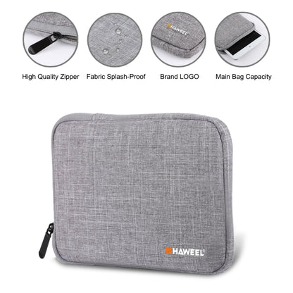HAWEEL 9.7 inch Sleeve Case Zipper Briefcase Carrying Bag, For iPad 9.7 inch / iPad Pro 9.7 inch, Galaxy, Lenovo, Sony, Xiaomi, Huawei 9.7 inch Tablets(Grey) by HAWEEL