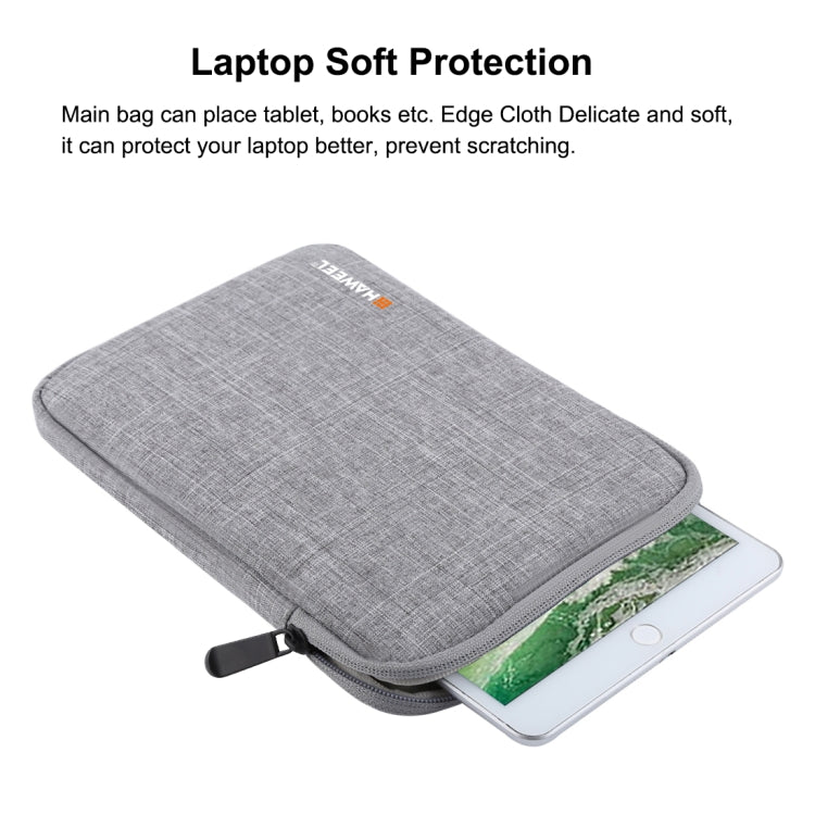 HAWEEL 9.7 inch Sleeve Case Zipper Briefcase Carrying Bag, For iPad 9.7 inch / iPad Pro 9.7 inch, Galaxy, Lenovo, Sony, Xiaomi, Huawei 9.7 inch Tablets(Grey) by HAWEEL