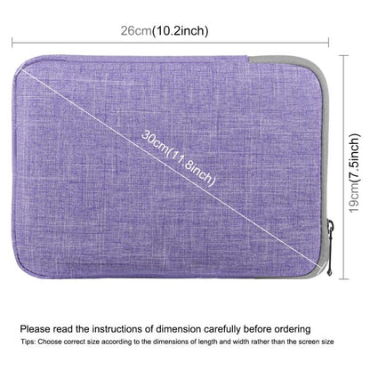 HAWEEL 9.7 inch Sleeve Case Zipper Briefcase Carrying Bag, For iPad 9.7 inch / iPad Pro 9.7 inch, Galaxy, Lenovo, Sony, Xiaomi, Huawei 9.7 inch Tablets(Purple) - Other by HAWEEL | Online Shopping UK | buy2fix