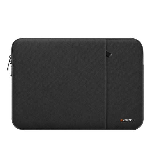 HAWEEL 13.0 inch Sleeve Case Zipper Briefcase Laptop Carrying Bag, For Macbook, Samsung, Lenovo, Sony, DELL Alienware, CHUWI, ASUS, HP, 13 inch and Below Laptops(Black) - 13.3 inch by HAWEEL | Online Shopping UK | buy2fix