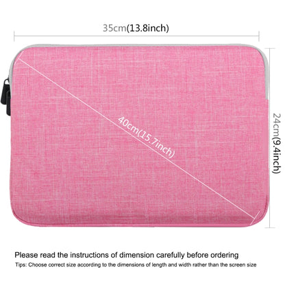 HAWEEL 13.0 inch Sleeve Case Zipper Briefcase Laptop Carrying Bag, For Macbook, Samsung, Lenovo, Sony, DELL Alienware, CHUWI, ASUS, HP, 13 inch and Below Laptops(Pink) - 13.3 inch by HAWEEL | Online Shopping UK | buy2fix