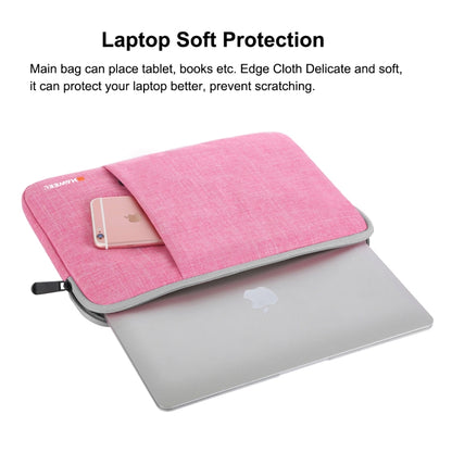 HAWEEL 13.0 inch Sleeve Case Zipper Briefcase Laptop Carrying Bag, For Macbook, Samsung, Lenovo, Sony, DELL Alienware, CHUWI, ASUS, HP, 13 inch and Below Laptops(Pink) - 13.3 inch by HAWEEL | Online Shopping UK | buy2fix
