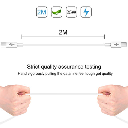 HAWEEL 25W 3A Type-C / USB-C to Type-C / USB-C PD Fast Charging Data Cable, Length: 2m - USB-C & Type-C Cable by buy2fix | Online Shopping UK | buy2fix