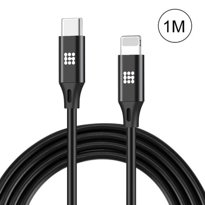 HAWEEL 1m USB-C / Type-C to 8 Pin OTG Sync Data / Charging Cable by buy2fix