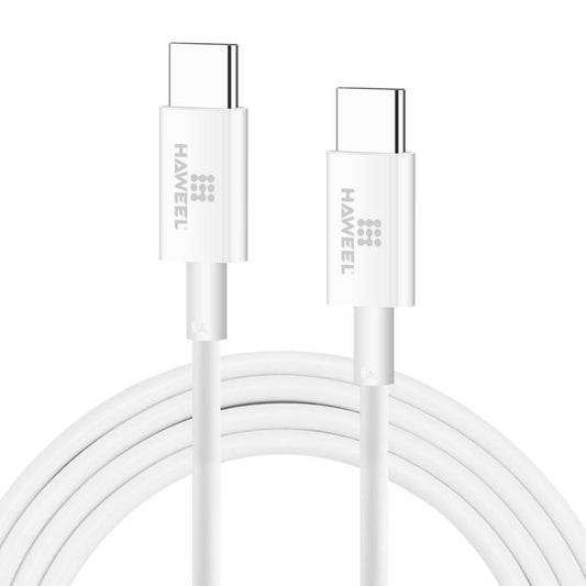 HAWEEL 100W USB-C / Type-C to USB-C / Type-C Fast Charging Data Cable, Length: 1.52m - USB-C & Type-C Cable by HAWEEL | Online Shopping UK | buy2fix
