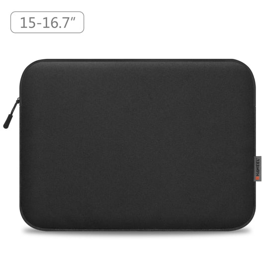 HAWEEL 16 inch Laptop Sleeve Case Zipper Briefcase Bag for 15-16.7 inch Laptop(Black) - 15.6 - 17 inch by HAWEEL | Online Shopping UK | buy2fix