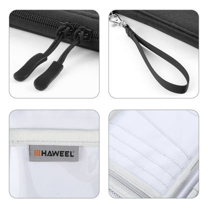 HAWEEL Clutch Bag Passport Wallet Document Organizer Credit Cards Case Bag (Black) - Card & Passport Bags by HAWEEL | Online Shopping UK | buy2fix