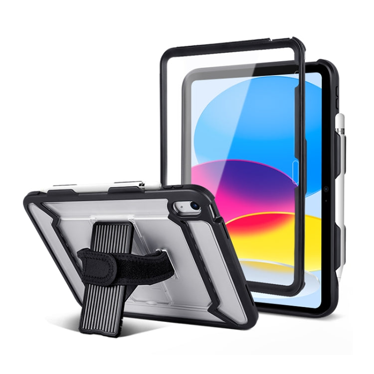 For iPad 2025 / 2022 360 Full Body Shockproof Tablet Case with Grip & Holder & Pen Slot(Black) - iPad 2025 / 2022 Cases by buy2fix | Online Shopping UK | buy2fix