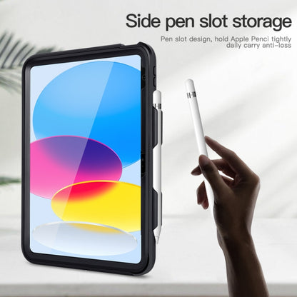 For iPad 2025 / 2022 360 Full Body Shockproof Tablet Case with Grip & Holder & Pen Slot(Black) - iPad 2025 / 2022 Cases by buy2fix | Online Shopping UK | buy2fix