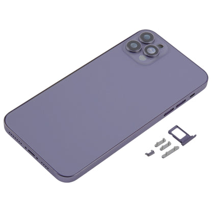 Back Cover with Appearance Imitation of iP13 Pro Max for iPhone 11 Pro Max(Purple) by buy2fix