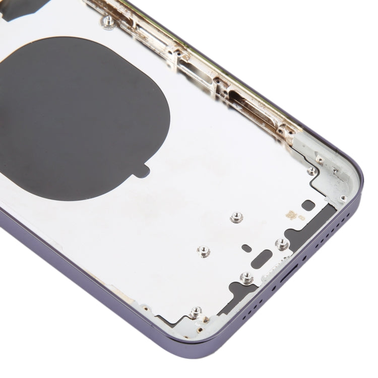 Back Cover with Appearance Imitation of iP13 Pro Max for iPhone 11 Pro Max(Purple) by buy2fix