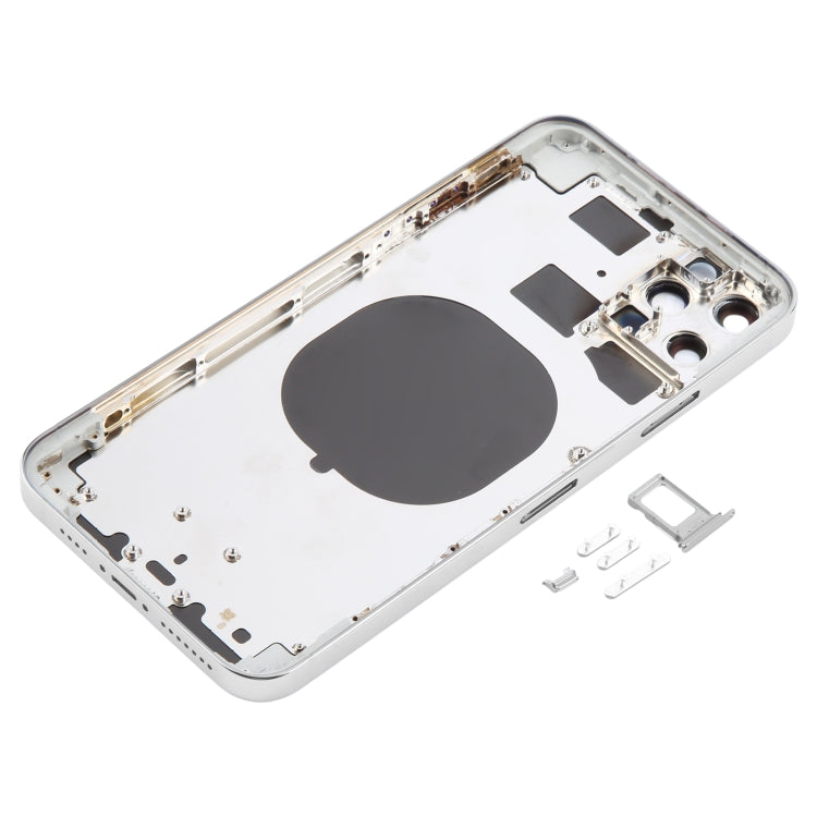 Back Cover with Appearance Imitation of iP13 Pro Max for iPhone 11 Pro Max(White) by buy2fix
