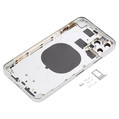 Back Cover with Appearance Imitation of iP13 Pro Max for iPhone 11 Pro Max(White) by buy2fix