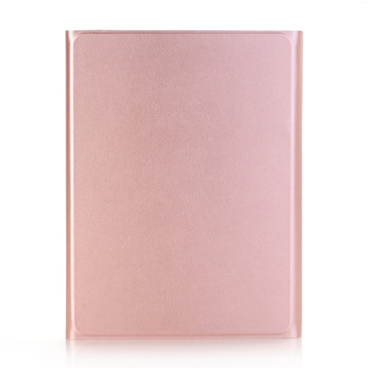 A02 for iPad 4 / 3 / 2 Universal Ultra-thin ABS Horizontal Flip Tablet Case + Bluetooth Keyboard(Rose Gold) - Universal by buy2fix | Online Shopping UK | buy2fix