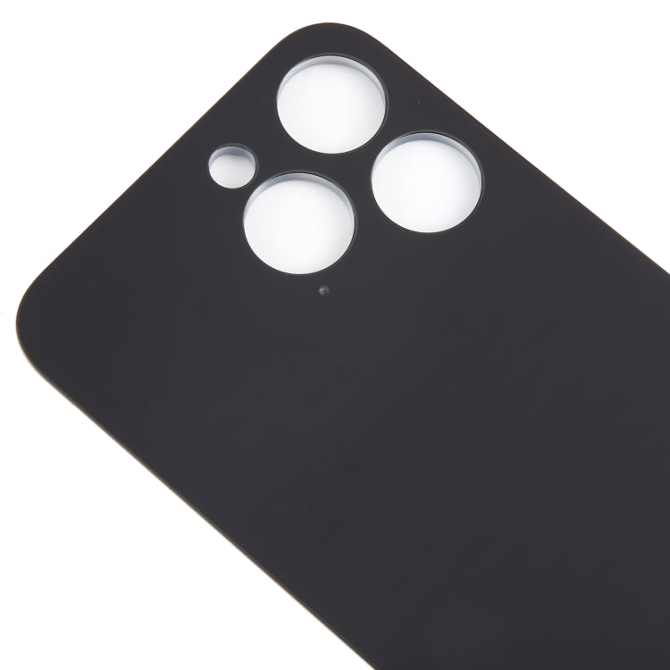 For iPhone 15 Pro Max Glass Battery Back Cover(Black) - Back Cover by buy2fix | Online Shopping UK | buy2fix