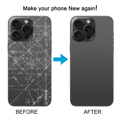 For iPhone 15 Pro Max Glass Battery Back Cover(Black) - Back Cover by buy2fix | Online Shopping UK | buy2fix