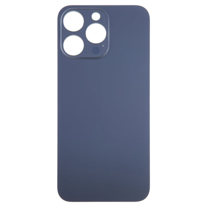 For iPhone 15 Pro Max Glass Battery Back Cover(Blue) - Back Cover by buy2fix | Online Shopping UK | buy2fix