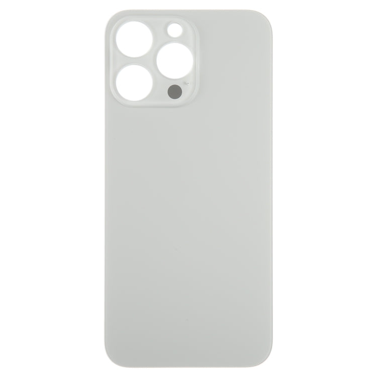 For iPhone 15 Pro Max Glass Battery Back Cover(Titanium) - Back Cover by buy2fix | Online Shopping UK | buy2fix
