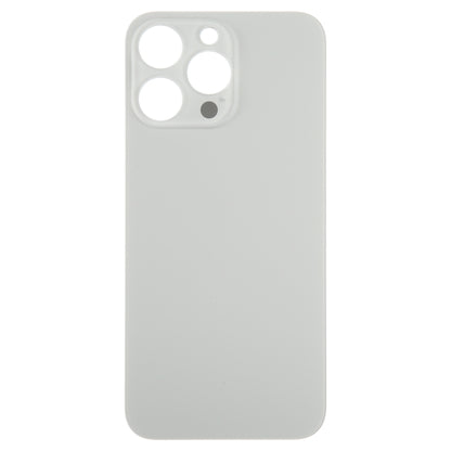 For iPhone 15 Pro Max Glass Battery Back Cover(Titanium) - Back Cover by buy2fix | Online Shopping UK | buy2fix