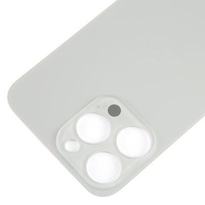 For iPhone 15 Pro Max Glass Battery Back Cover(Titanium) - Back Cover by buy2fix | Online Shopping UK | buy2fix