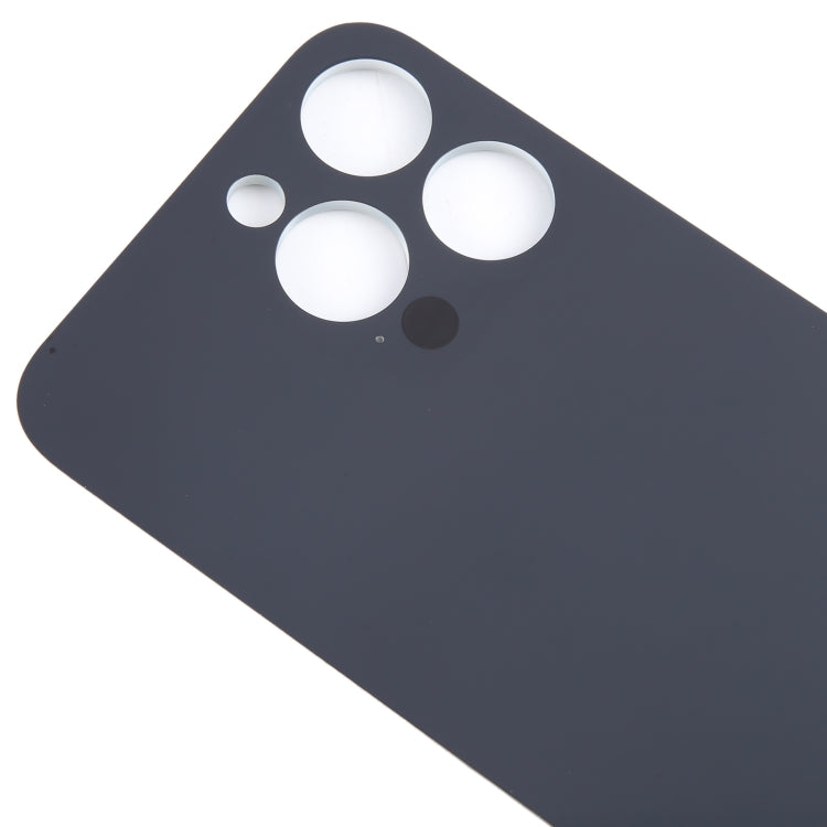 For iPhone 15 Pro Max Easy Replacement Big Camera Hole Glass Back Battery Cover(Titanium) - Back Cover by buy2fix | Online Shopping UK | buy2fix