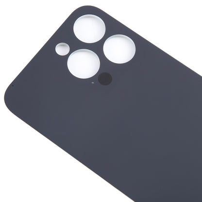 For iPhone 15 Pro Max Easy Replacement Big Camera Hole Glass Back Battery Cover(Titanium) - Back Cover by buy2fix | Online Shopping UK | buy2fix