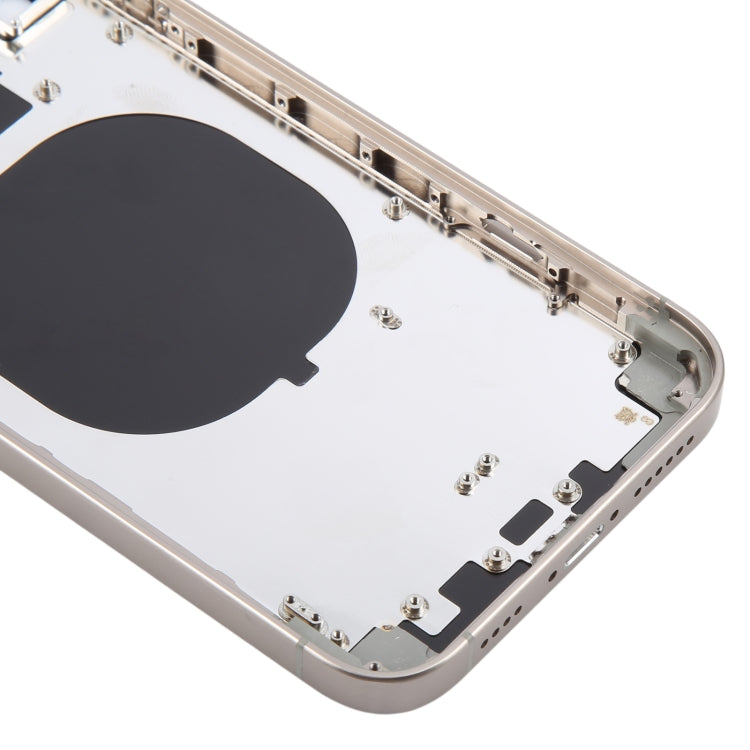 Back Cover with Appearance Imitation of iP15 Pro for iPhone 11(Titanium) by buy2fix