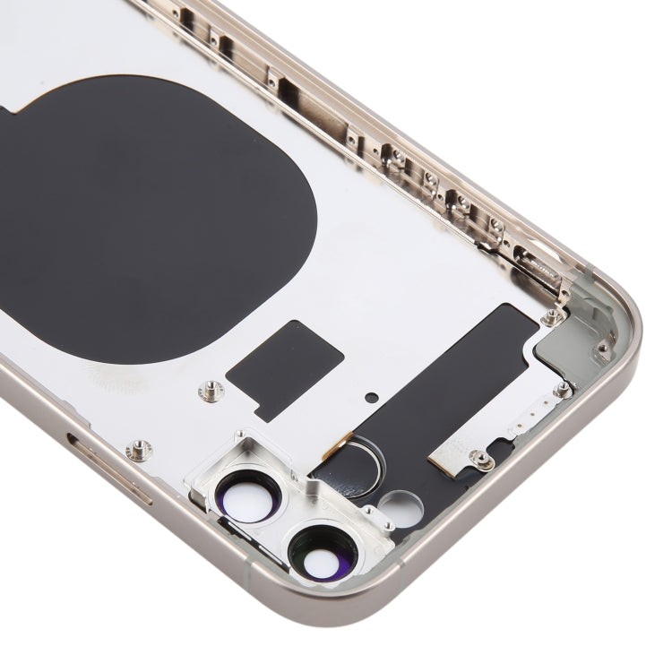 Back Cover with Appearance Imitation of iP15 Pro for iPhone 11(Titanium) by buy2fix