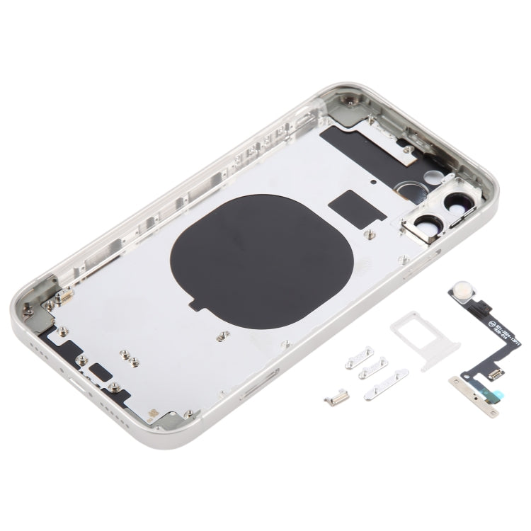 Back Cover with Appearance Imitation of iP15 Pro for iPhone 11(White) by buy2fix