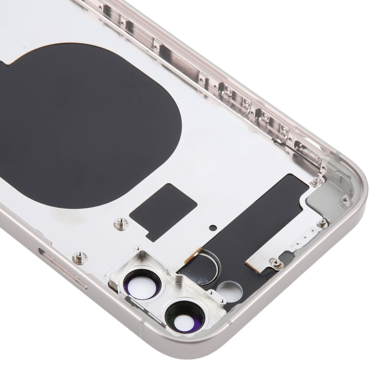 Back Cover with Appearance Imitation of iP15 Pro for iPhone 11(White) by buy2fix