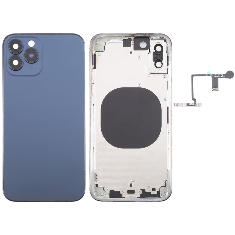 Back Cover with Appearance Imitation of iP15 Pro for iPhone XS(Blue) by buy2fix