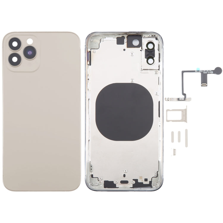 Back Cover with Appearance Imitation of iP15 Pro for iPhone XS(Titanium) by buy2fix