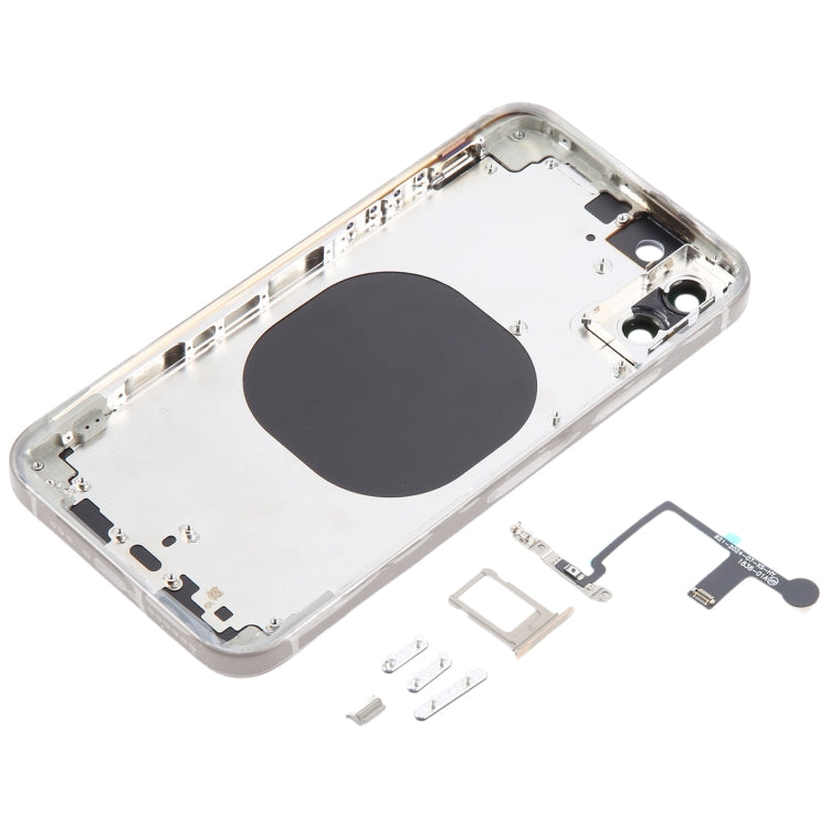 Back Cover with Appearance Imitation of iP15 Pro for iPhone XS(Titanium) by buy2fix