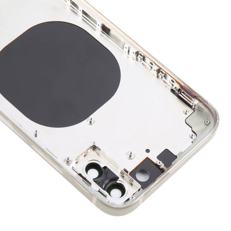 Back Cover with Appearance Imitation of iP15 Pro for iPhone XS(Titanium) by buy2fix