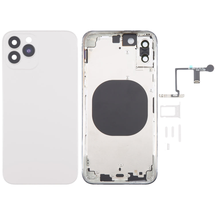 Back Cover with Appearance Imitation of iP15 Pro for iPhone XS(White) by buy2fix