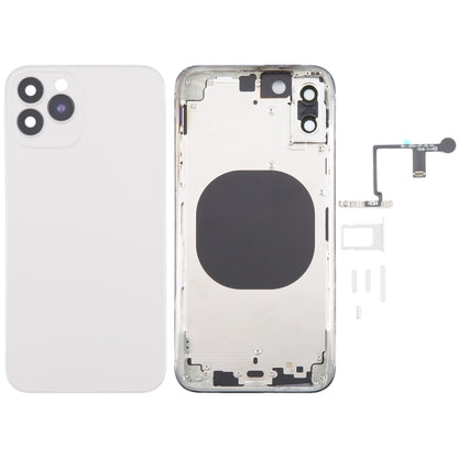 Back Cover with Appearance Imitation of iP15 Pro for iPhone XS(White) by buy2fix