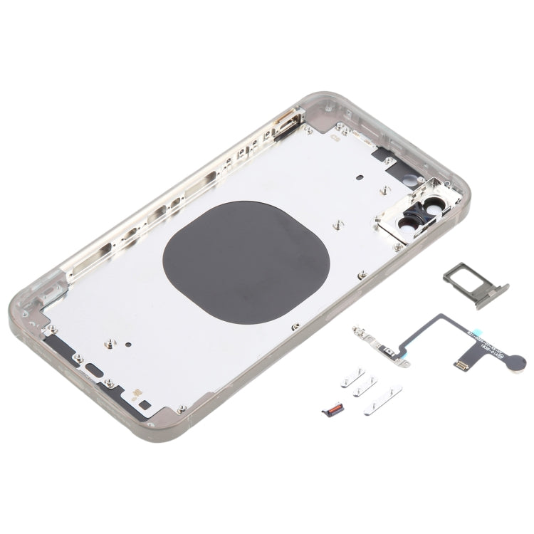 Back Cover with Appearance Imitation of iP15 Pro Max for iPhone XS Max(Titanium) by buy2fix