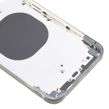 Back Cover with Appearance Imitation of iP15 Pro Max for iPhone XS Max(Titanium) by buy2fix