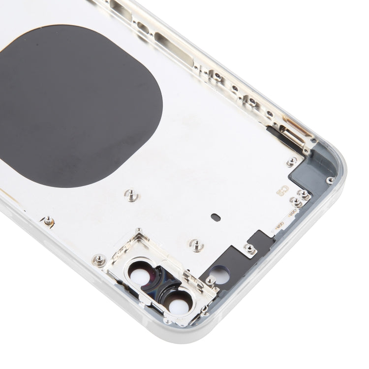 Back Cover with Appearance Imitation of iP15 Pro Max for iPhone XS Max(White) by buy2fix