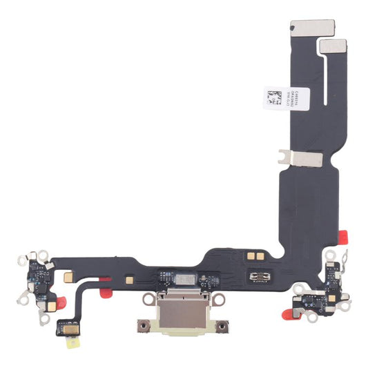 For iPhone 15 Plus Charging Port Flex Cable (Yellow) - Flex Cable by buy2fix | Online Shopping UK | buy2fix