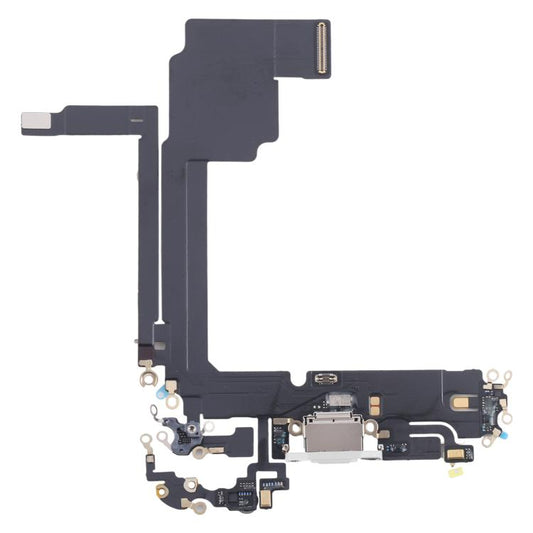 For iPhone 15 Pro Max Charging Port Flex Cable (White) - Flex Cable by buy2fix | Online Shopping UK | buy2fix