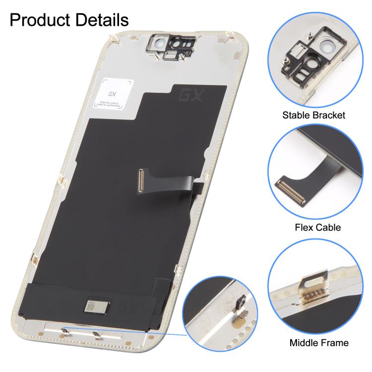 GX Hard OLED Screen For iPhone 15 Pro - LCD Related Parts by GX | Online Shopping UK | buy2fix