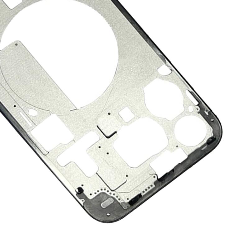 For iPhone 15 Pro Max Middle Frame Bezel Plate, Version:US Version (Black) - LCD Related Parts by buy2fix | Online Shopping UK | buy2fix