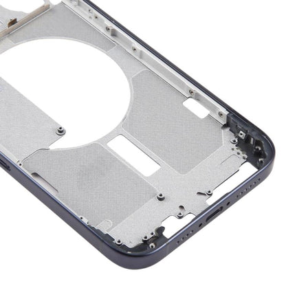 For iPhone 15 Pro Max Middle Frame Bezel Plate with Side Keys + Card Tray, Version:CE EU Version (Blue) - LCD Related Parts by buy2fix | Online Shopping UK | buy2fix