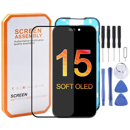 HXL Soft OLED Screen For iPhone 15