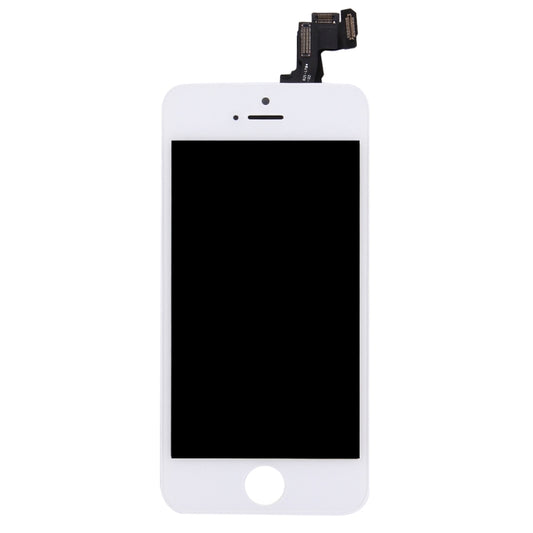 TFT LCD Screen with Front Camera for iPhone 5S(White) - iPhone 5 Parts by buy2fix | Online Shopping UK | buy2fix