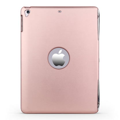 F611 Detachable Colorful Backlight Aluminum Backplane Wireless Bluetooth Keyboard Tablet Case for iPad Air 2 / 9.7 (2018) / 9.7 inch (2017) / Air / Pro 9.7 inch (Rose Gold) - Universal by buy2fix | Online Shopping UK | buy2fix