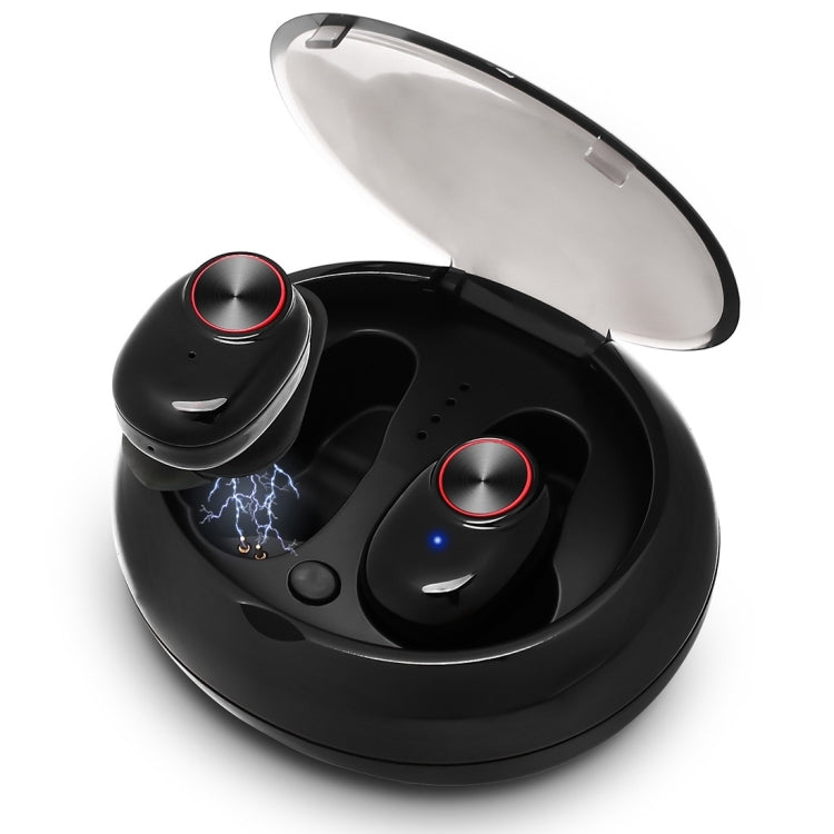 BTH-V5 DSP Noise Cancelling Earbuds Sports Wireless Bluetooth V5.0  Headset with Charging Case, Compatible with iPhone and Android(Black) - Bluetooth Earphone by buy2fix | Online Shopping UK | buy2fix