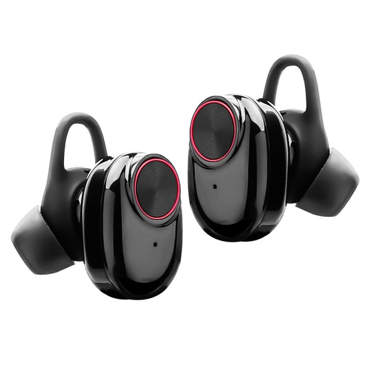 BTH-V5 DSP Noise Cancelling Earbuds Sports Wireless Bluetooth V5.0  Headset with Charging Case, Compatible with iPhone and Android(Black) - Bluetooth Earphone by buy2fix | Online Shopping UK | buy2fix